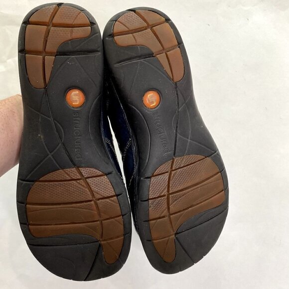 Clarks Un.Loop Unstructured Leather Slip On Shoes 9.5 - Picture 8 of 10